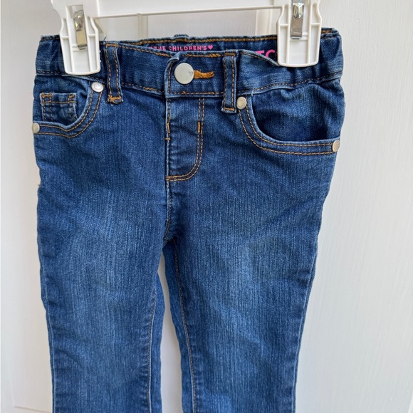NWOT The Children's Place 3T Girls Denim Bootcut Jeans Pants - Picture 3 of 5